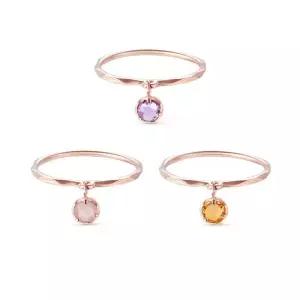 14k 퓨어 컬러 원석 반지 천연석)