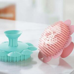 해바라기 아기 목욕스펀지 / 유아 아동 목욕장갑