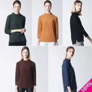 [르오트] 모크넥 니트 티블라우스 (6종택일)