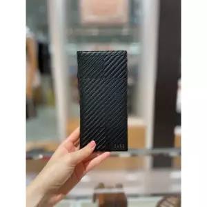 [롯데백화점]닥스 액세서리 YD [GREAT HOUSE CHECK] 블랙 가죽 남성 장지갑DBWA2F210