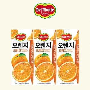 델몬트 오렌지드링크 190ml*48팩