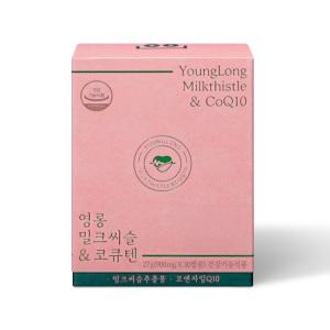 [1개월분] 영롱 밀크씨슬 & 코큐텐 / 밀크시슬 실리마린 코엔자임Q10 밀크큐텐