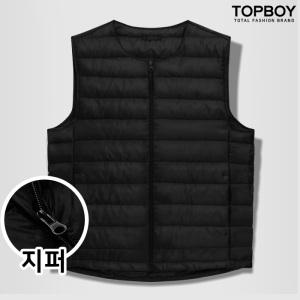 웰론 라운드 집업 패딩조끼 (RT880)