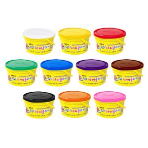 아모스 탱탱 아이 클레이 600g  슬라임 만들기 대용량 아이클레이 점토 공예 재료 촉감놀이 미술 수업