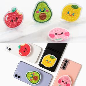 과일 보석십자수 핸드폰 스마트톡 만들기 그립 거치대