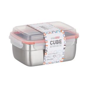 스텐락 밀폐용기 큐브, 직사각, 6-2호, 2000ml