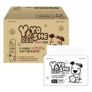 요요쉬 강아지 기저귀 여아, 5단계, 30매, 3개