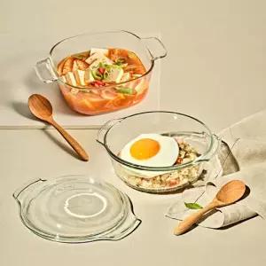 글라스락 렌지쿡 코지밀크 볶음밥덮밥용 (유리캡)  탕찌개용