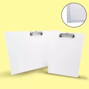 [문구티쳐] 스탠딩형 자석 클립보드 (A4/A3) 미니보드 게시판 삼각 스텐딩형