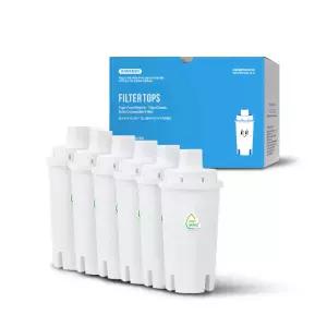 [호환] 브리타 클래식 필터 호환 탑스클래식 석회제거 정수 필터 6개 세트