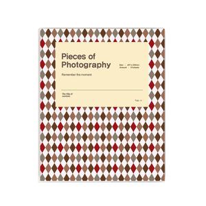 문구백서 비비드 접착식 포토앨범 아비아 흑색, 15매