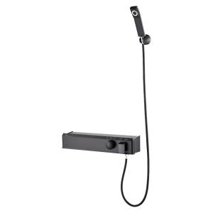 두진바스 다인 아이언 선반형 샤워수전 DB911 리얼블랙, 1개