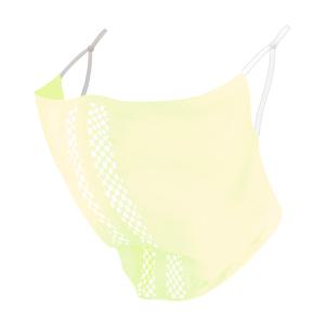 스킨쿨러 성인용 자외선 차단 마스크 단추형, 옐로우