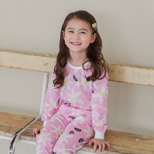 키키스토리 핑크데이지 긴팔 자가드 100, 1개