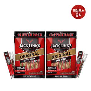 잭링크스 비프스틱 오리지널 12gX12개X2팩(24개) /소고기 육포