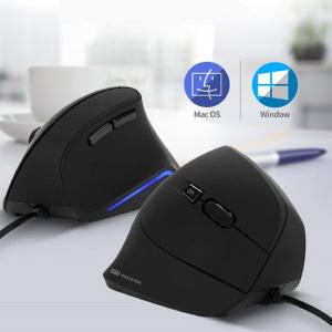 cosy 업무용 인체공학 손목 보호 버티컬 유선 옵티컬 마우스 / 컴퓨터 pc 노트북 버티칼 손목 마우스 연결