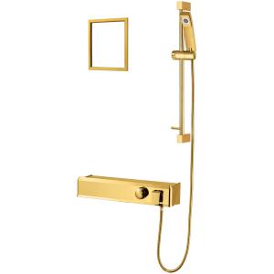 두진바스 샤워수전 DB911SET 리얼골드, 1개