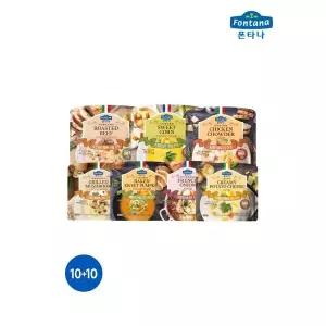 [하프클럽/폰타나]폰타나 수프 20봉 골라담기(8종 택2) / 전자레인지용 180g