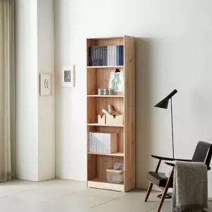 [특가] 이노센트 인코 삼나무 원목 600 5단책장 i102436