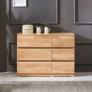 [엣지퍼니처]프롬 1000 3단 와이드 원목 서랍장 일반형 속깊은형