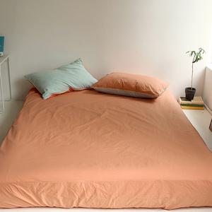 쁘리엘르 컬러샌드 60수 순면 매트리스커버, SS, 캐롯, 1개