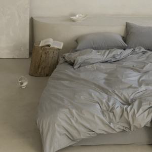 데코뷰 사각사각 알러지케어 호텔 이불커버 그레이 SS, 1개