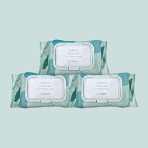 더샘 가든 플레져 시카 클렌징 티슈 100매입X3개 간단클렌징