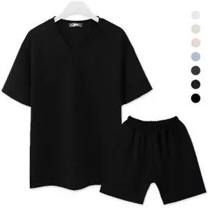 [하프클럽/엠엔씨]브이리버플 반팔티 하프팬츠세트 (MDSE517LW)