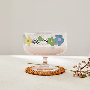 모던하우스 써니데이즈 아크릴, 아이스크림컵, 340ML, 플라워, 2개