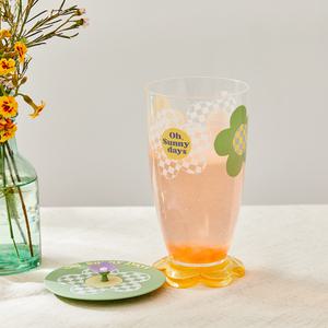 모던하우스 써니데이즈 꽃모양 아크릴텀블러, 550ML, 2개