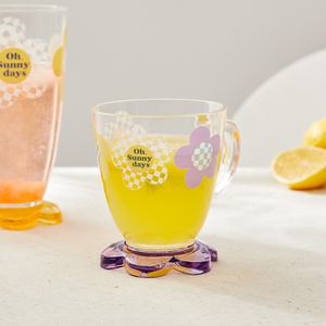 모던하우스 써니데이즈 꽃모양 아크릴머그, 310ML, 2개