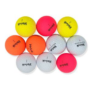 볼빅 컬러 혼합 로고볼 3PC 벌크포장, 10개입, 2개