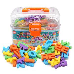 [비앤씨]-똑똑 아이와 통자석놀이 한글 63PCS