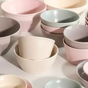 4인식기세트 톤다운무드 식기세트 도자기 식기 세트 국그릇 2인식기세트