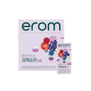 이롬 황성주 과채습관 퍼플 과일야채주스 190ml 16팩
