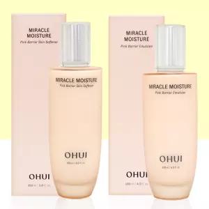 오휘 미라클 모이스처 핑크 베리어 2종 단품 세트 (스킨+로션) 기초 화장품