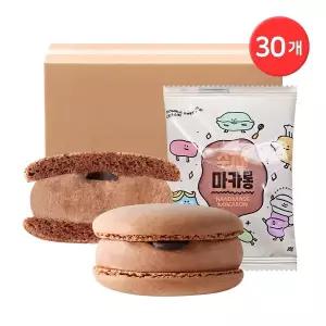 CJ프레시웨이 수제마카롱 초코 18g 30개