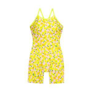 루니덕 여아 실내수영복 LEMONADE 4부 반신 유아수영복 G0, 65