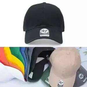 47브랜드 클린업 무지 볼캡 모자 4700