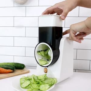 돌돌이 전동채칼 만능 오토슬라이서 화이트