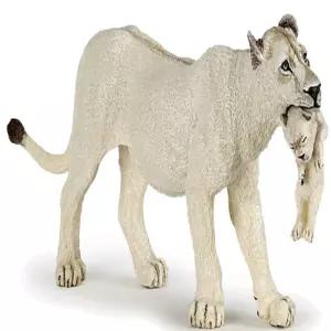 HY 파포 모형완구 흰 사자와 아기사자 미니피규어 피규어