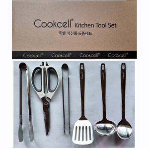 쿡셀 블랙큐브 스테인레스 키친툴 세트(6종세트)
