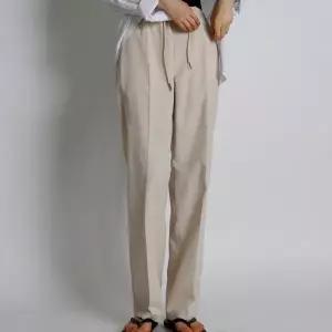 [하프클럽/]여자 신혼부부 고무줄 남자 마원단 연인 바지