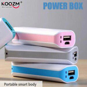 플라스틱 보조베터리 DIY 키트 수납함 케이스 상자 용접 정장 18650 배터리 5V 1A USB 외부 충전기 스마트