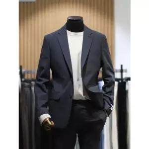 [갤러리아] BON 다크그레이 카치온 스판 슬림핏 캐주얼 셋업 슈트 BN3MEA254