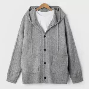 [하프클럽/엠엔씨]츄러스 후드 가디건 (MDCD215AD)