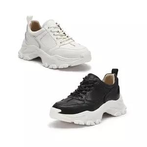 탠디본사 소가죽 여성 스니커즈  9124019 2color 택1 (5cm)