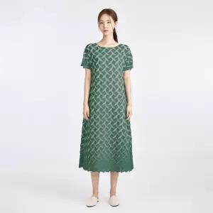 스퀘어 다잉 A라인 원피스_PPOPM024010