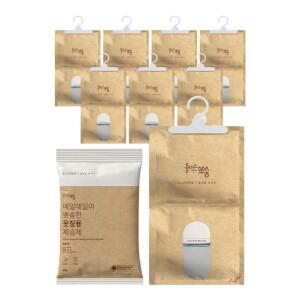 매일매일이 뽀송한 옷장용 옷걸이형 제습제 습기제거제 400g 8입