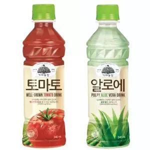 웅진 가야농장 토마토/알로에 340ml 24pet 선택